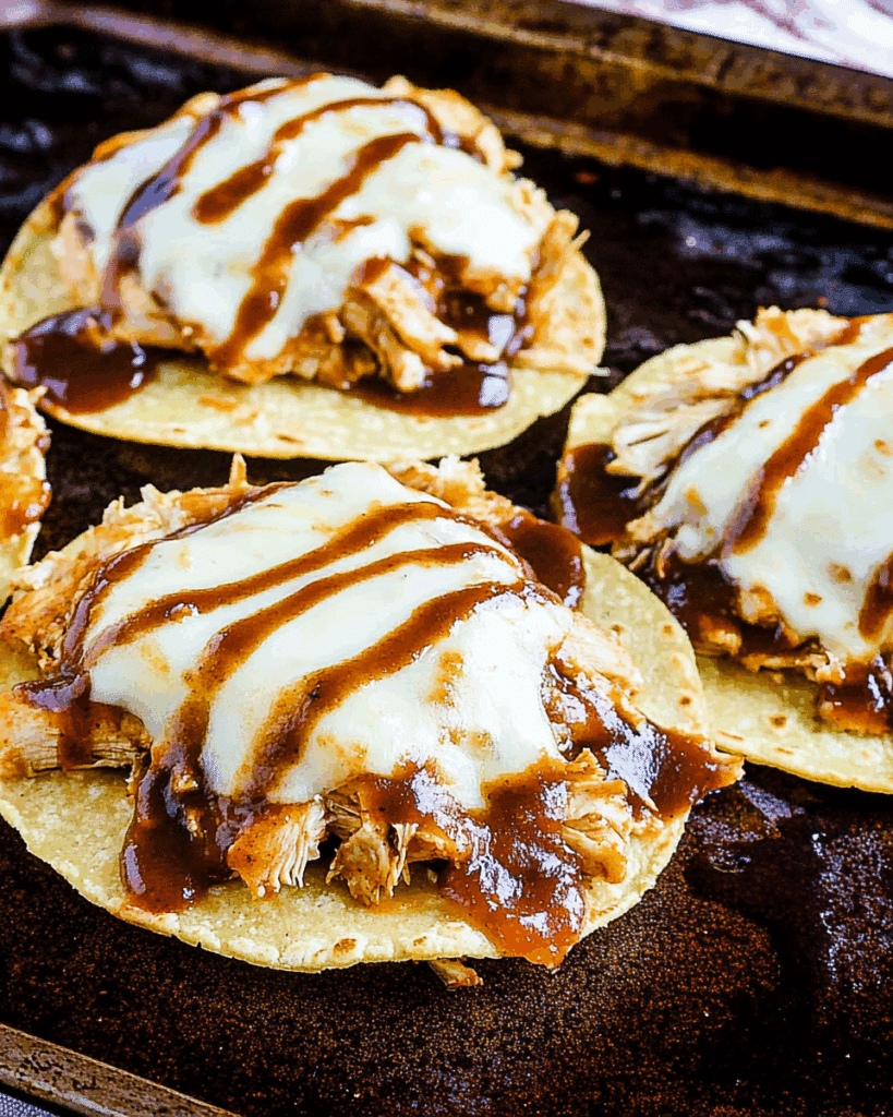 BBQ Chicken Tostadas