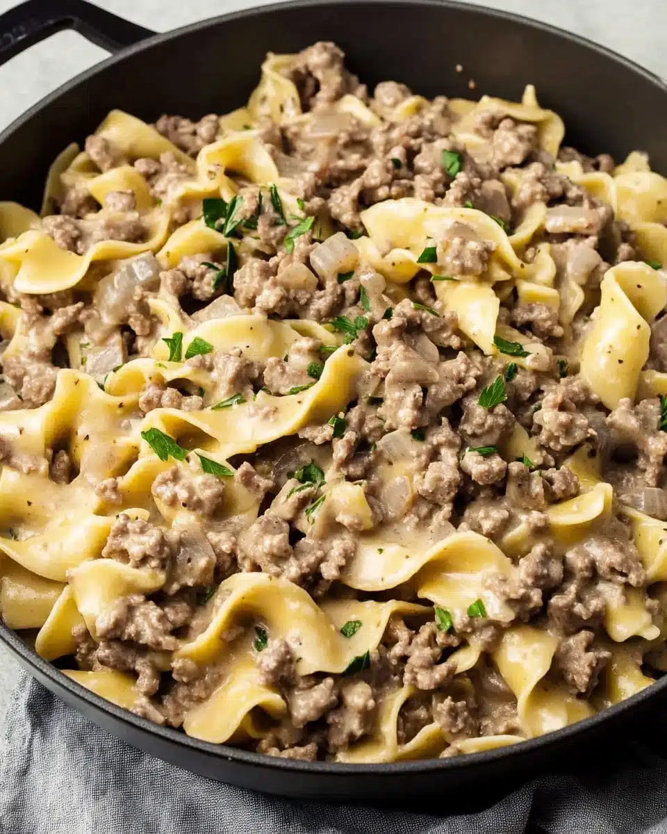 Creamy Ground Beef Stroganoff: A Family Favorite Recipe!
