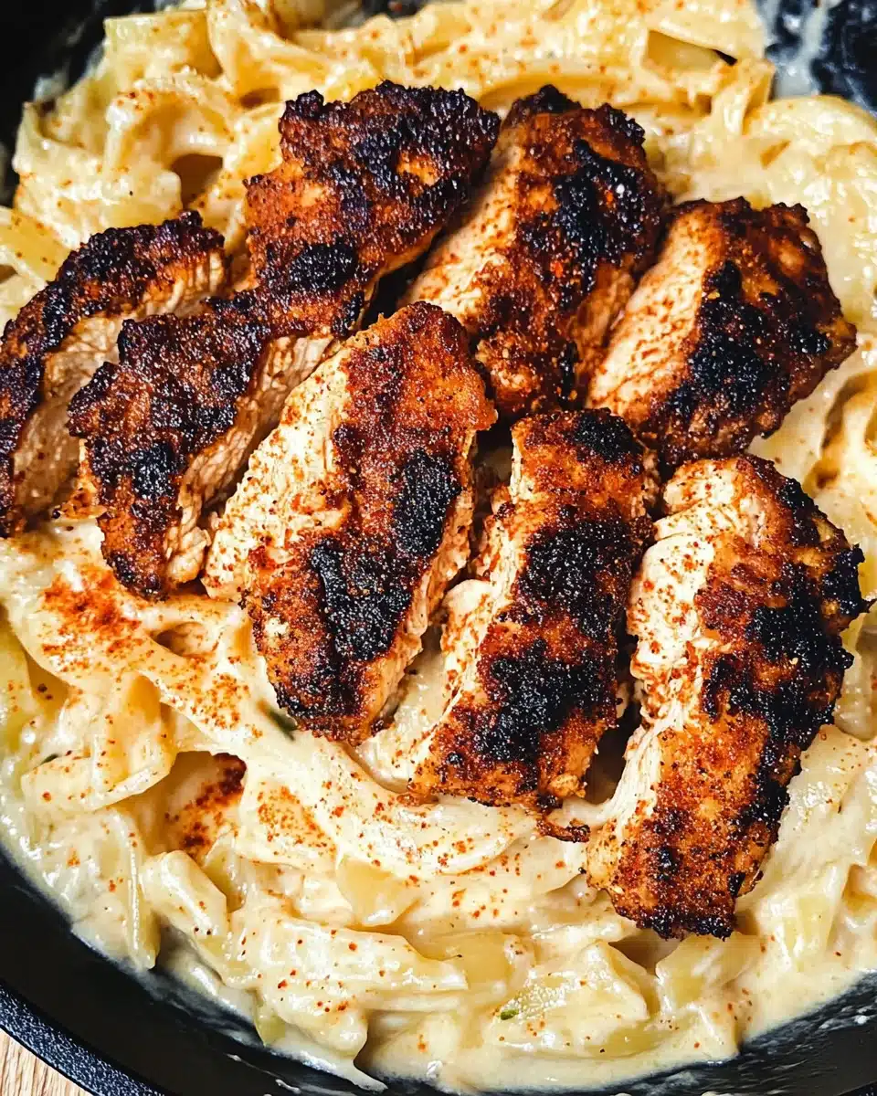 Blackened Cajun Chicken Alfredo: A Flavorful Dinner Delight
