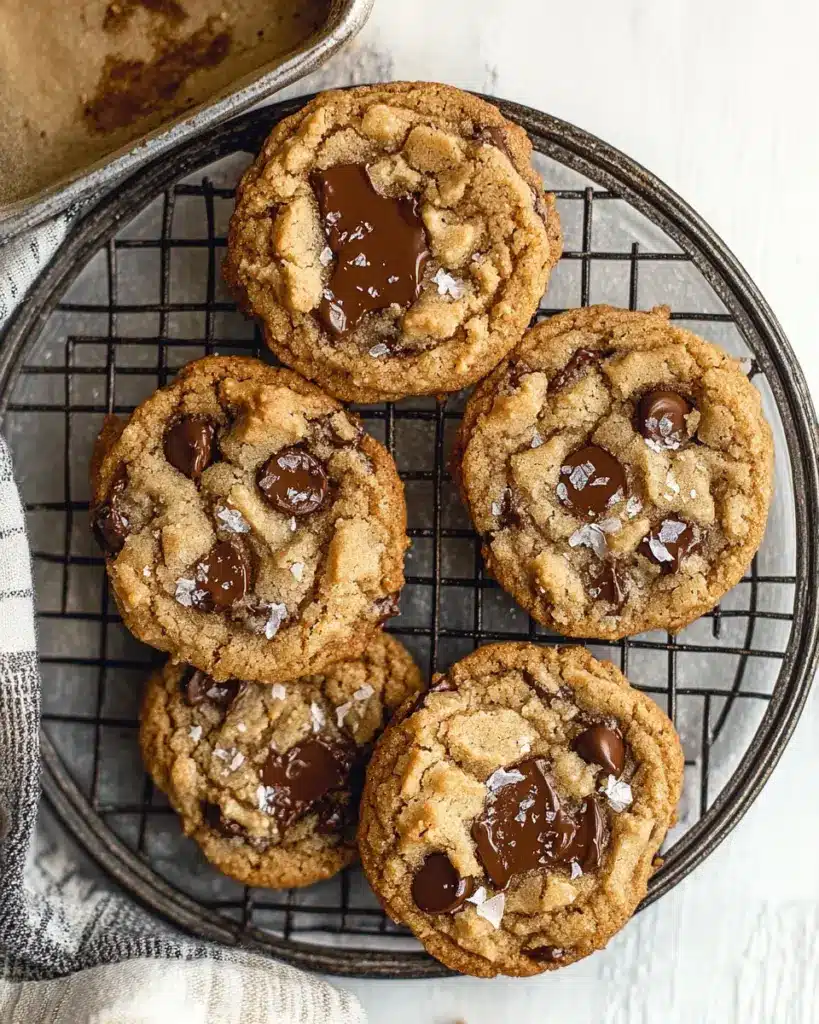 Browned Butter Toffee Chocolate Chip Cookies