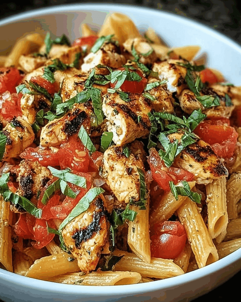 Bruschetta Chicken Pasta 3