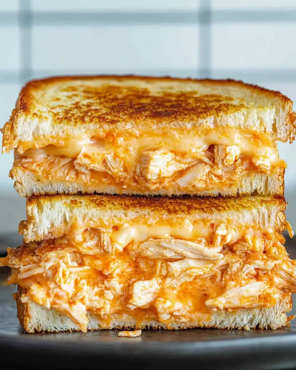 Buffalo Chicken Grilled Cheese: A Flavorful Twist Awaits!