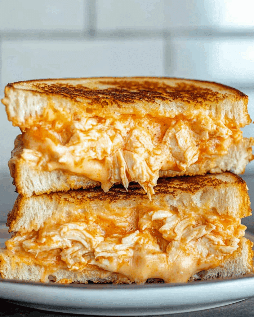 Buffalo Chicken Grilled Cheese 2