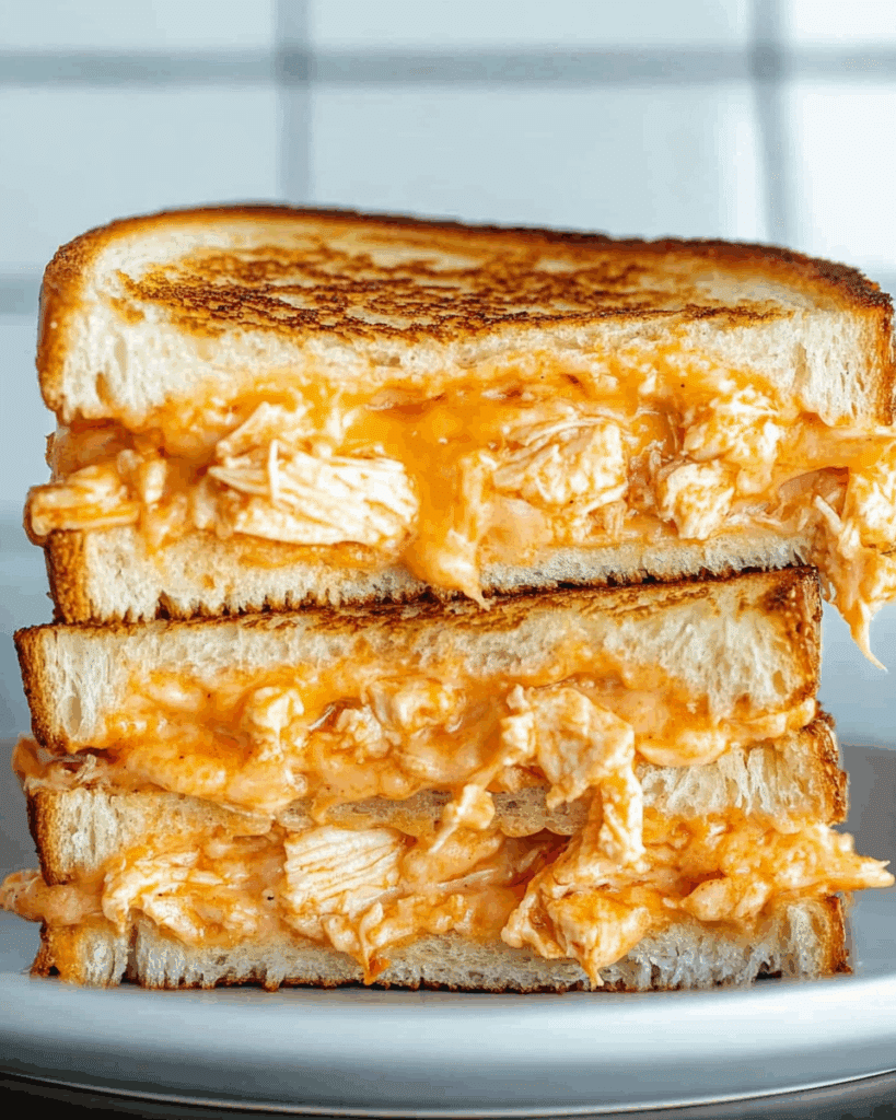 Buffalo Chicken Grilled Cheese 3