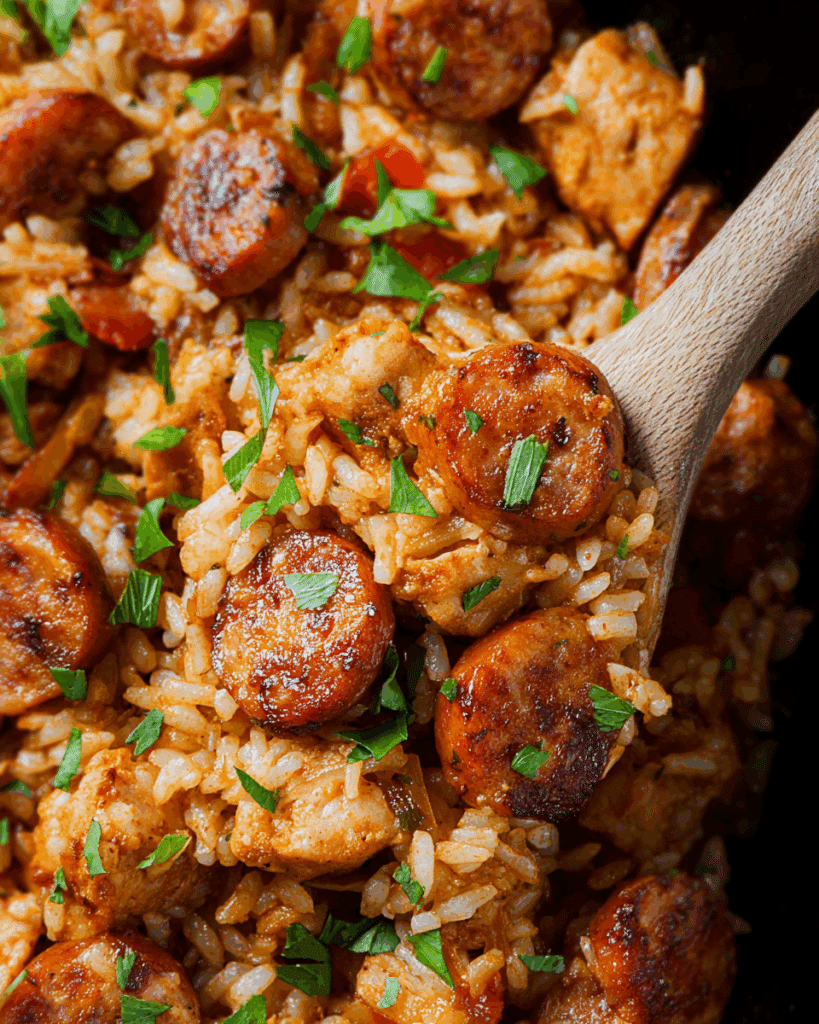 Cajun Chicken and Sausage Skillet 2