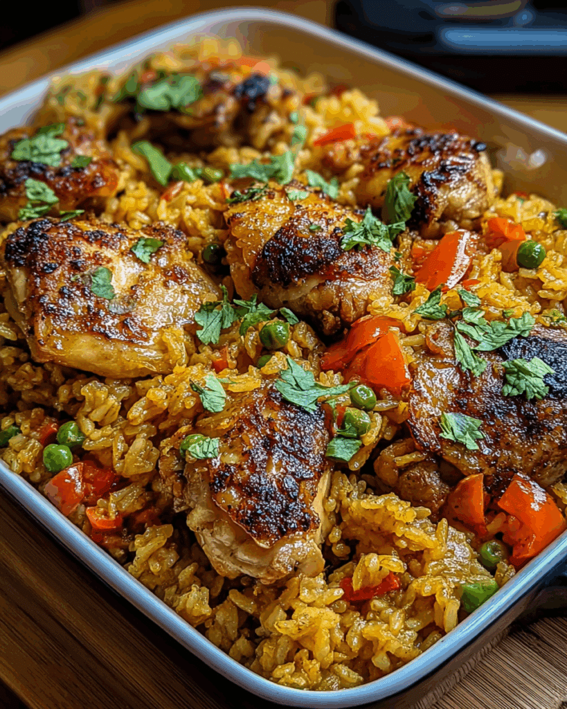 Caribbean Chicken and Rice 2
