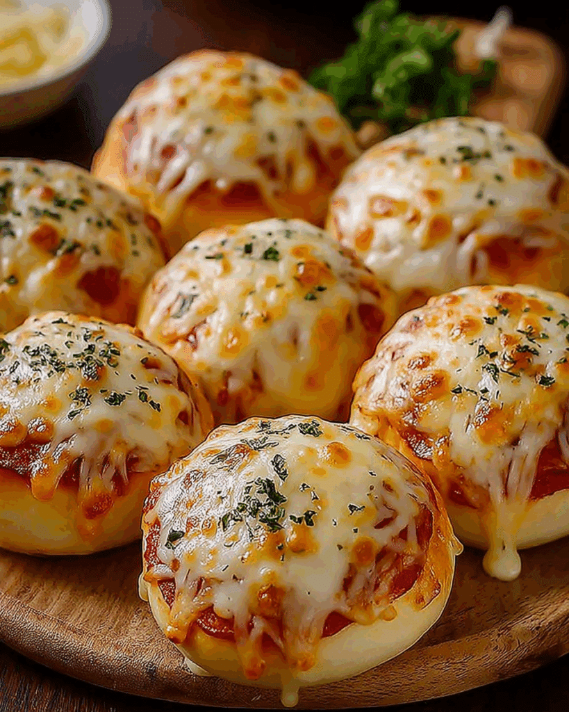 Cheesy Pizza Bombs