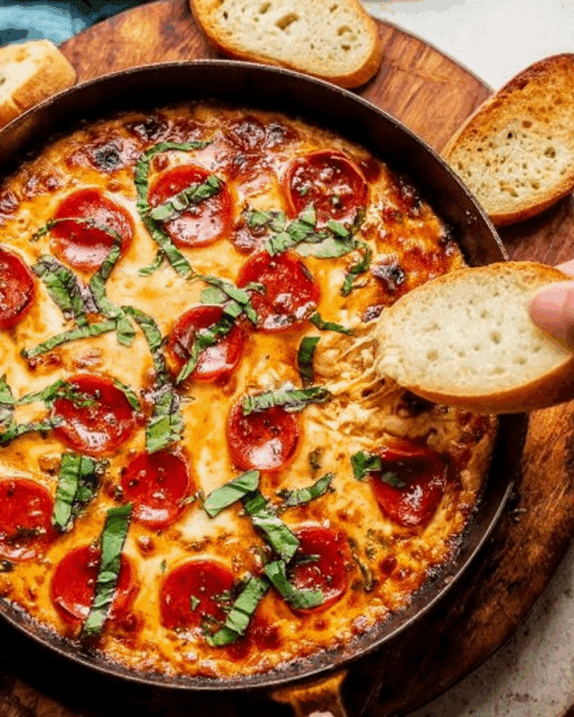 Cheesy Pizza Dip 3