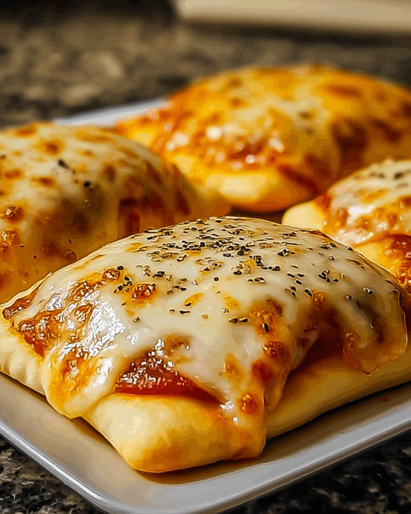 Cheesy Pizza Pockets 2