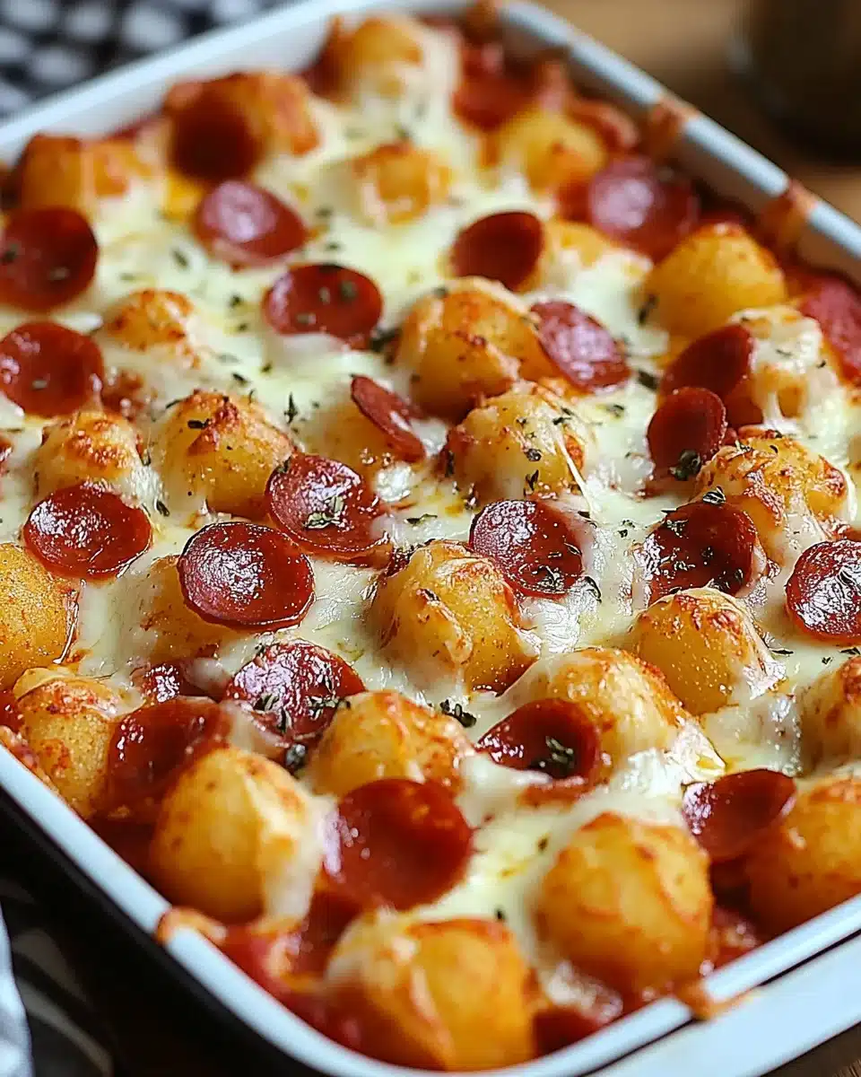 Cheesy Pizza Tot Casserole: Satisfy Your Cravings Today!