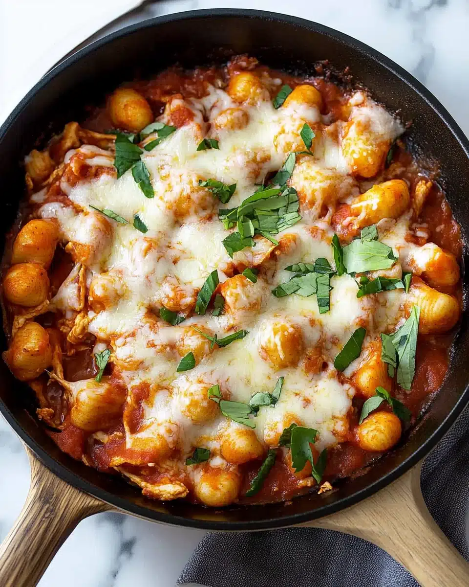 Chicken Parmesan Gnocchi Skillet: A Quick, Tasty Dinner!