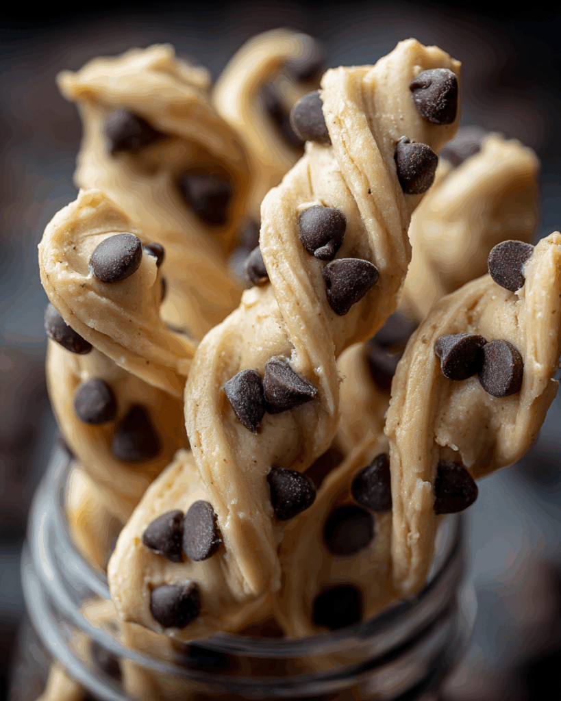 Chocolate Chip Cookie Dough Twists 2