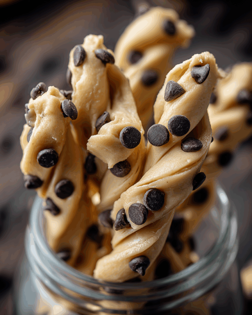 Chocolate Chip Cookie Dough Twists 3