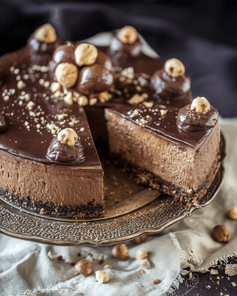 Chocolate Hazelnut Cheesecake 3