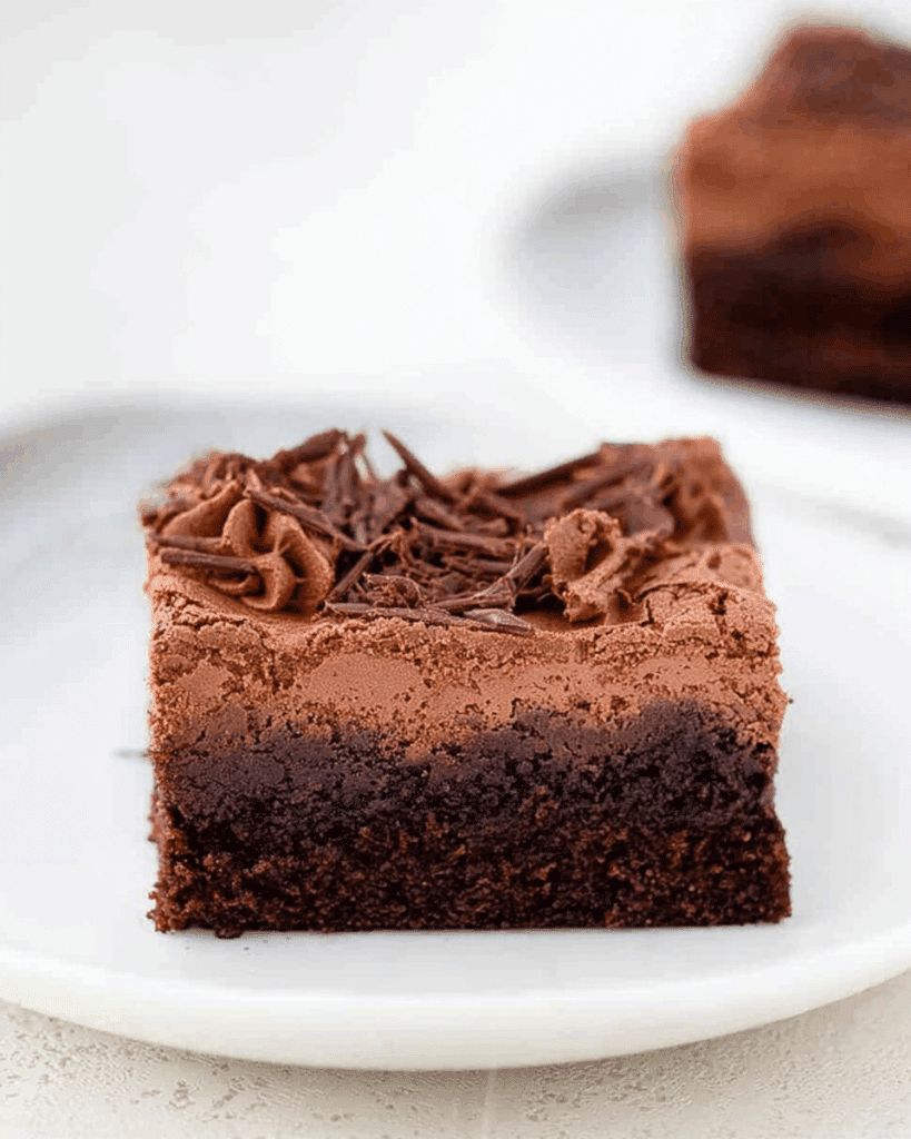 Chocolate Mousse Brownies 3