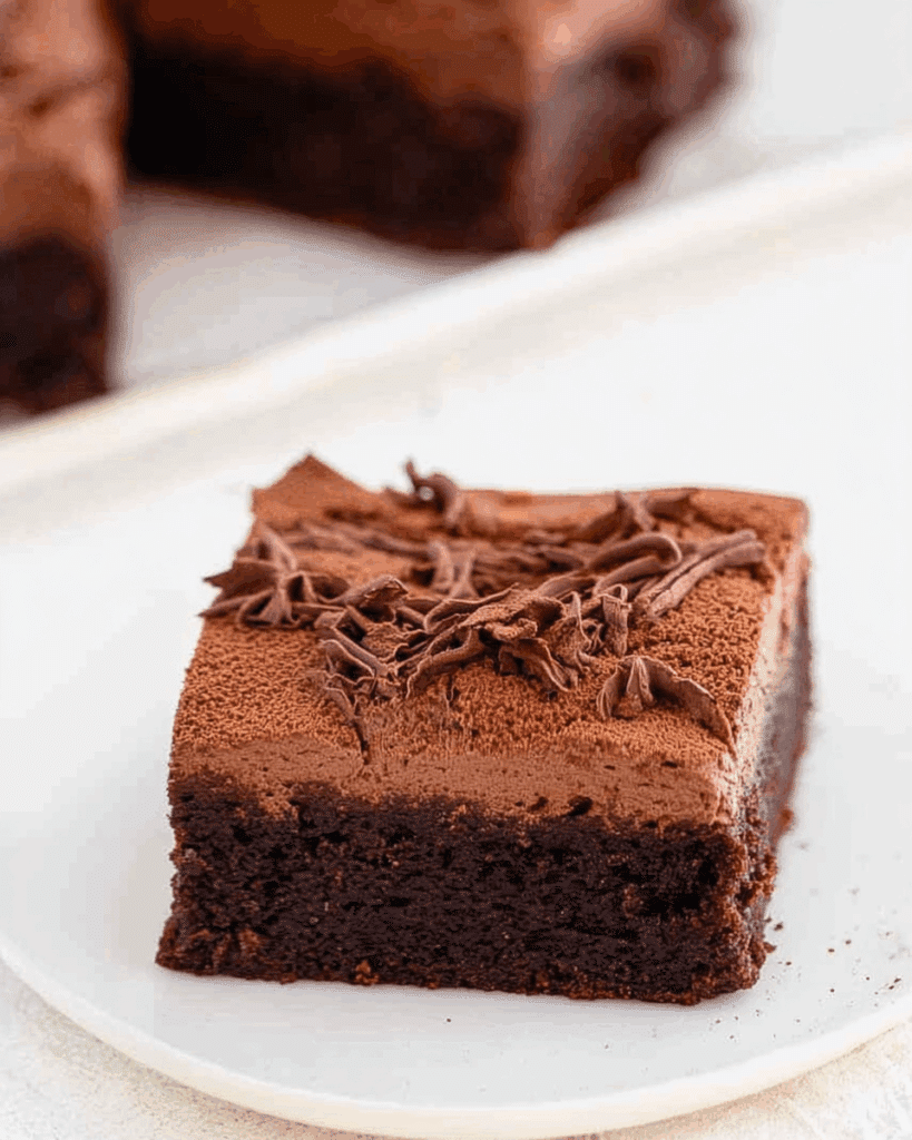 Chocolate Mousse Brownies