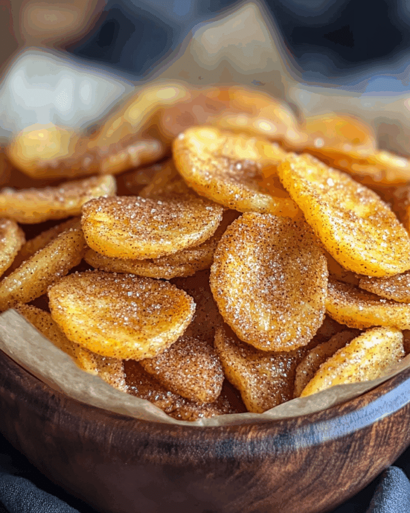 Cinnamon Sugar Air Fryer Banana Chips A Tasty Snack 3