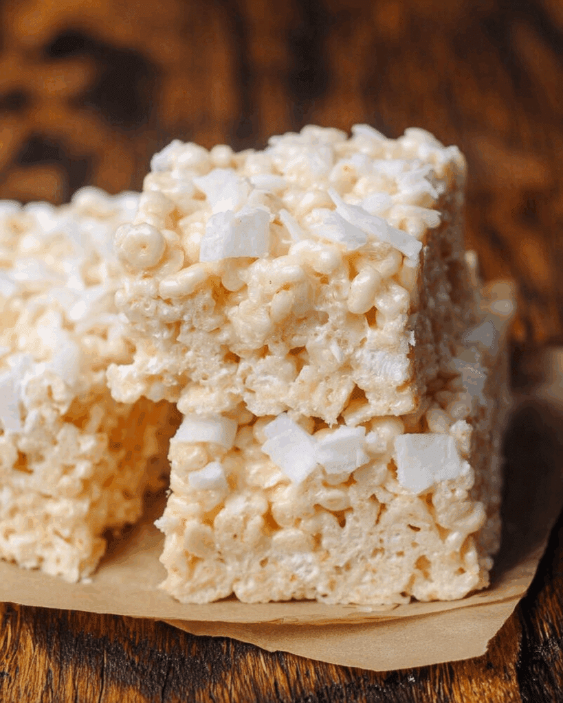Coconut Rice Krispie Treats 2