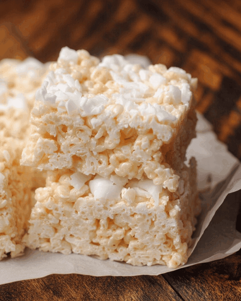 Coconut Rice Krispie Treats 3