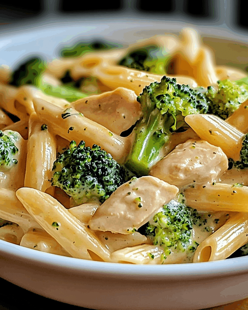 Creamy Broccoli and Chicken Penne 3