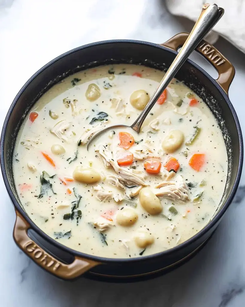 Creamy Chicken Gnocchi Soup