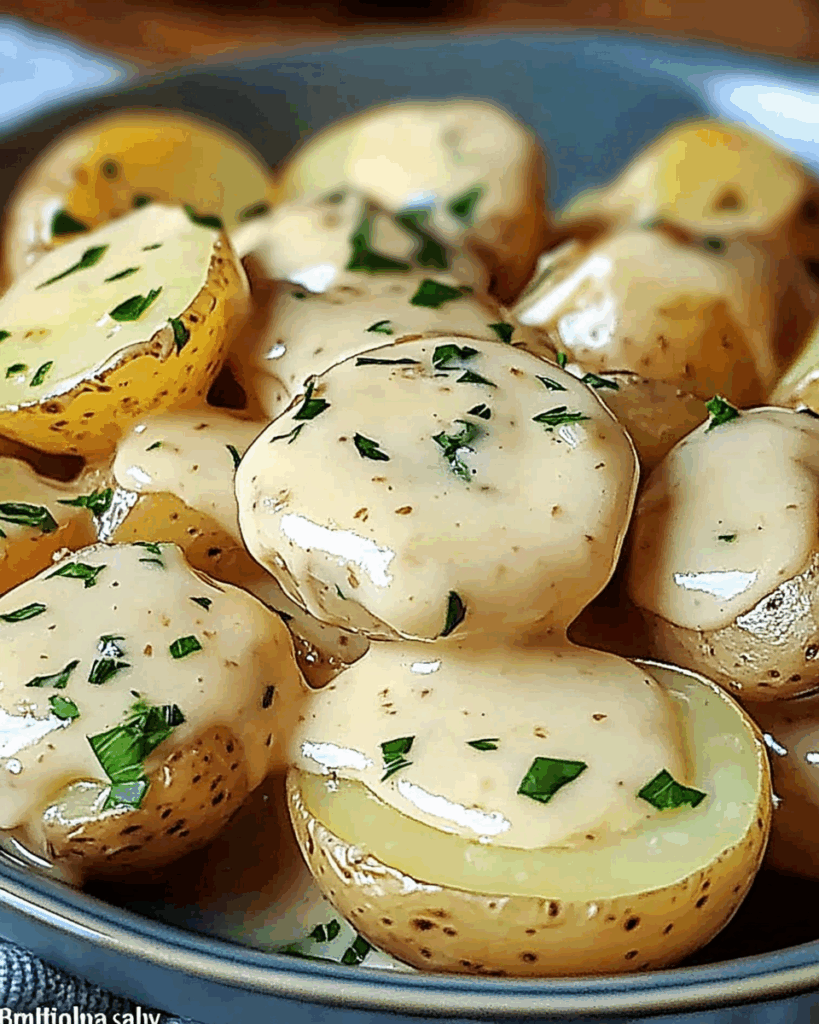 Creamy Garlic Parmesan Baby Potatoes 2