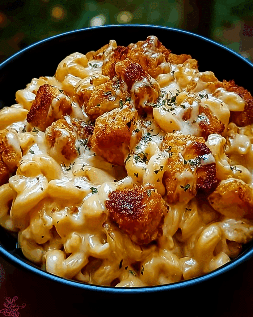Creamy Honey Pepper Chicken Mac and Cheese Delight 2 1