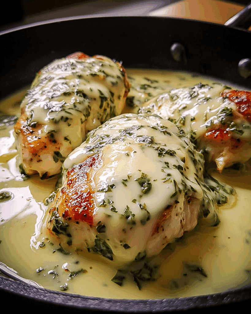 Creamy Mozzarella Basil Chicken 2