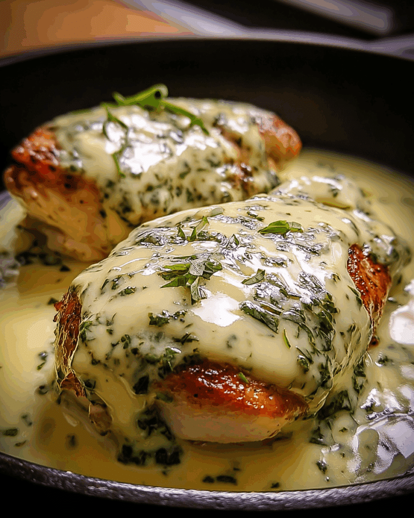 Creamy Mozzarella Basil Chicken