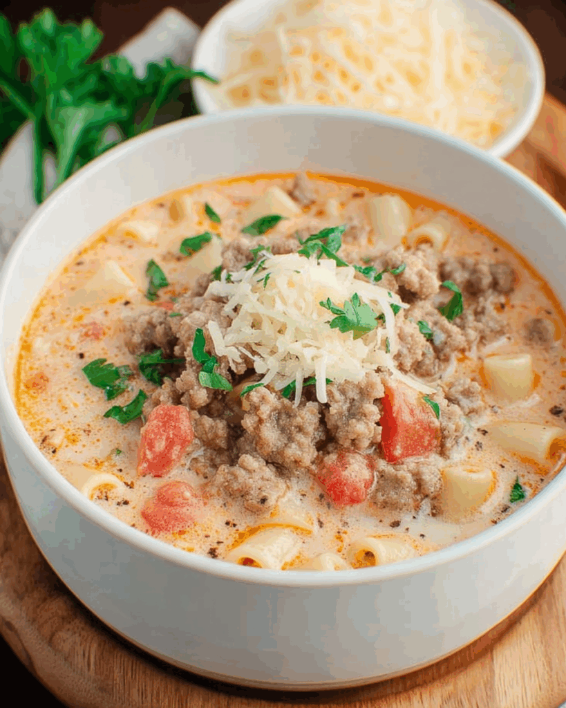 Creamy Parmesan Italian Sausage Soup 3