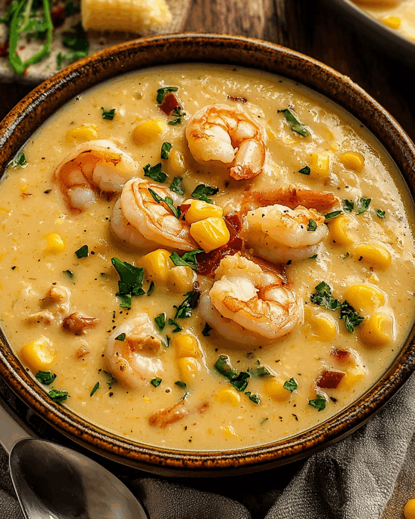 Creamy Shrimp and Corn Bisque 3