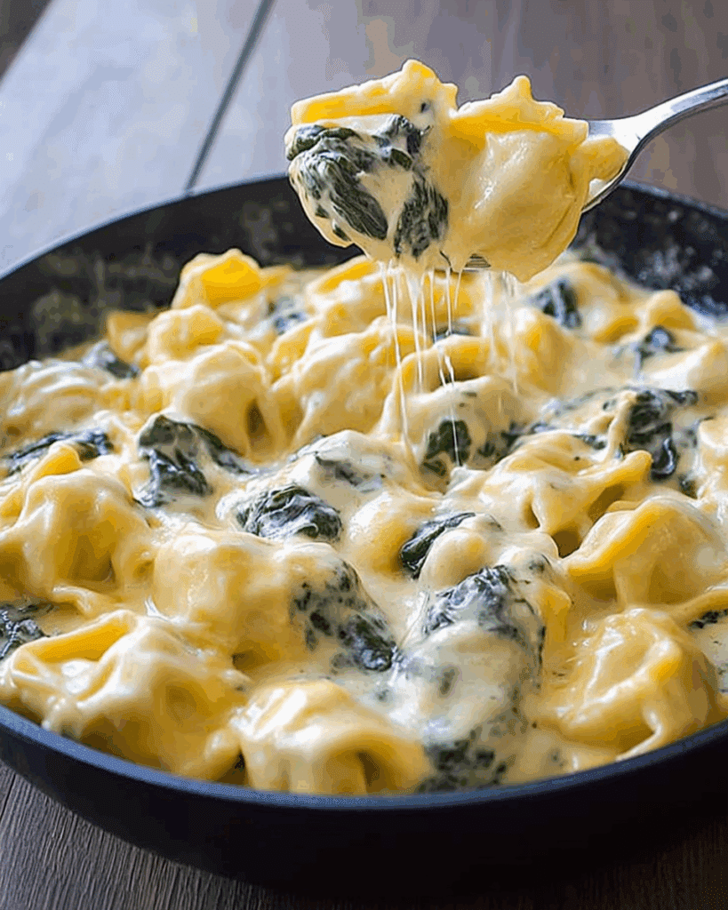 Creamy Spinach Tortellini 3
