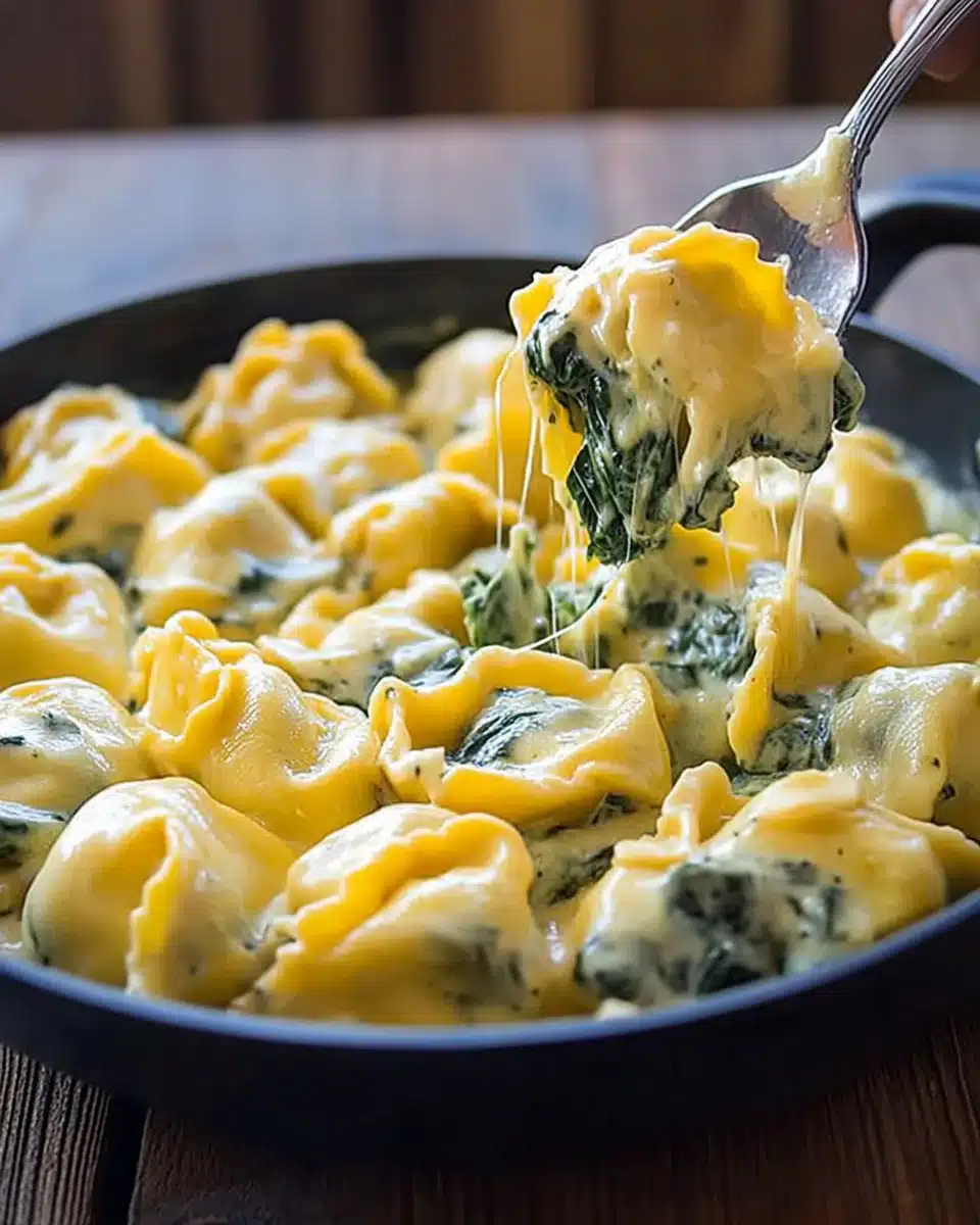 Creamy Spinach Tortellini Delights You Will Love!