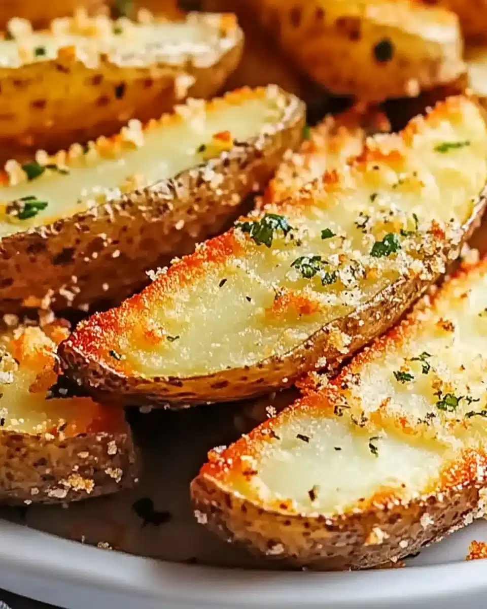 Crispy Garlic Parmesan Potato Wedges: A Must-Try Recipe!