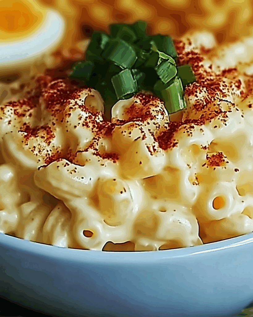 Deviled Egg Macaroni Salad