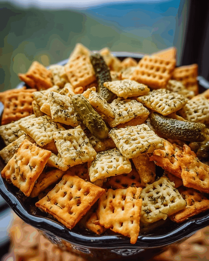Dill Pickle Chex Mix