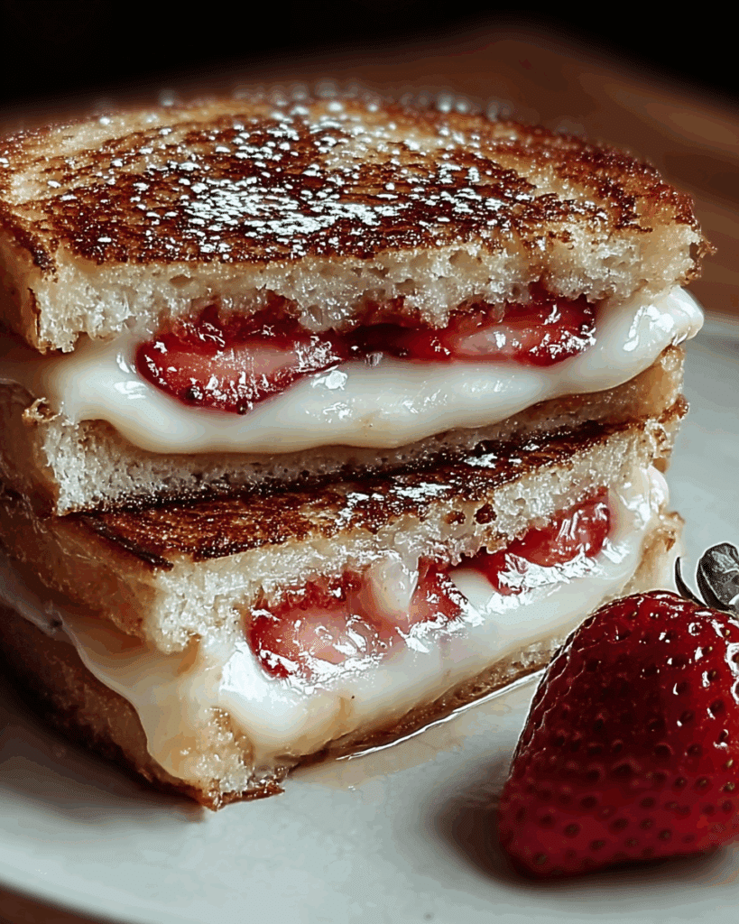 Fried Strawberry Cheesecake Sandwiches 3