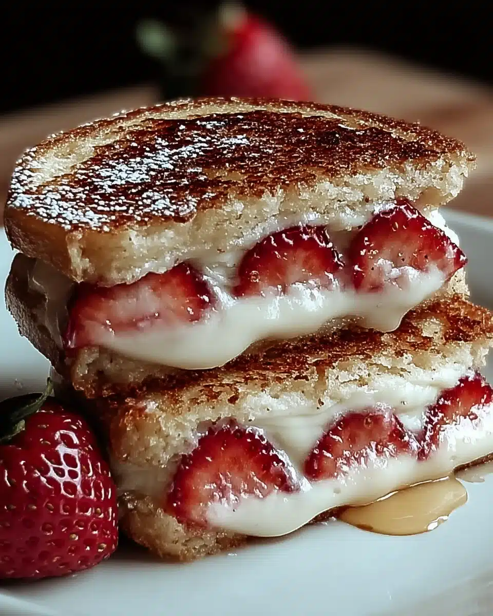 Fried Strawberry Cheesecake Sandwiches: Irresistible Delight!