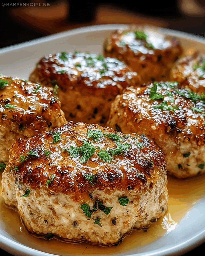Garlic Parmesan Chicken Meatloaves 2