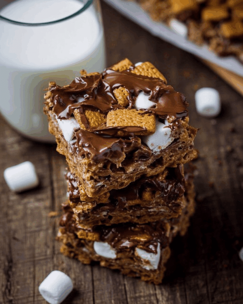 Golden Graham Smores Bars