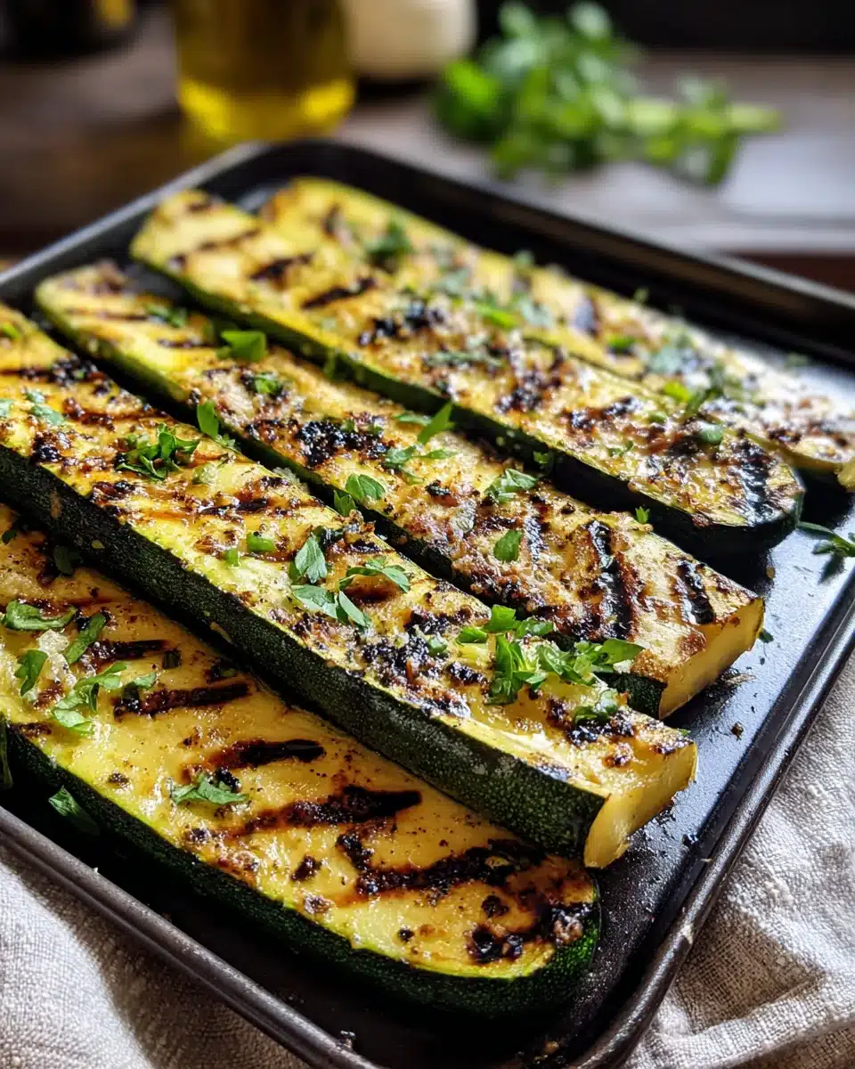 Grilled Zucchini with Garlic and Parmesan: Easy Delight!