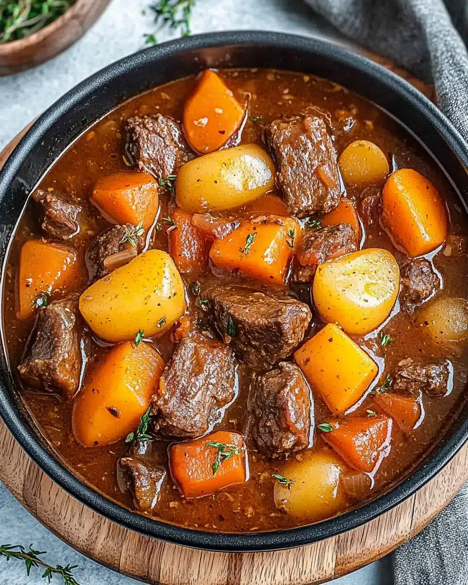 Hearty Homemade Beef Stew: A Delicious Comfort Meal!