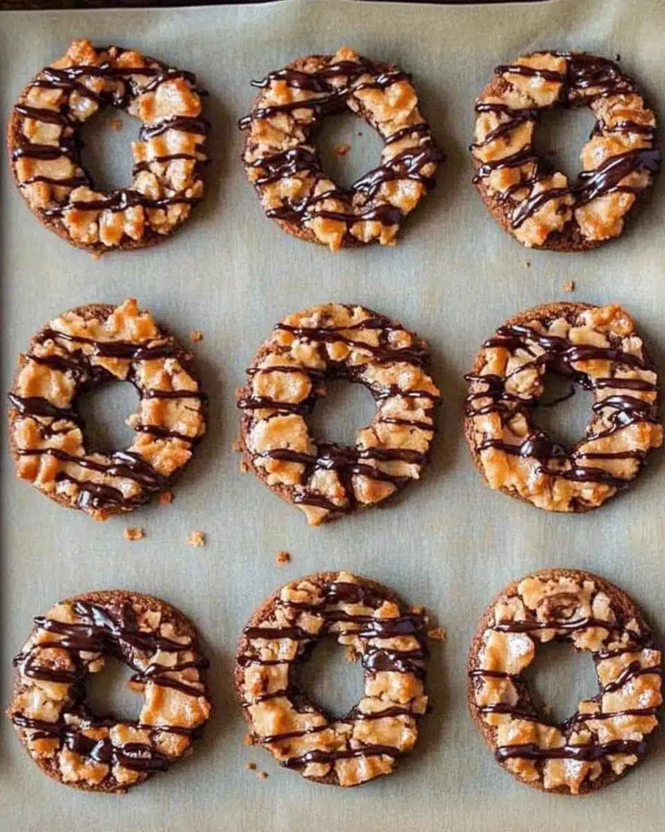 Homemade Samoas Cookies are easy to make and delicious!