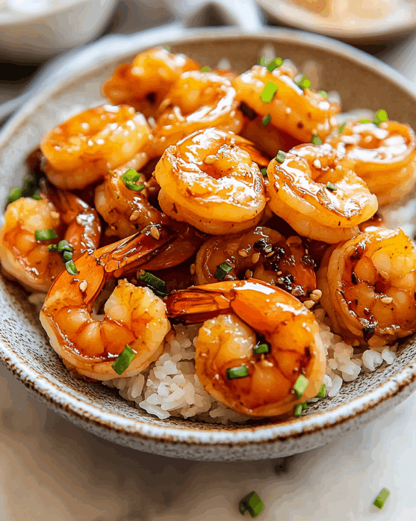 Honey Garlic Shrimp 2