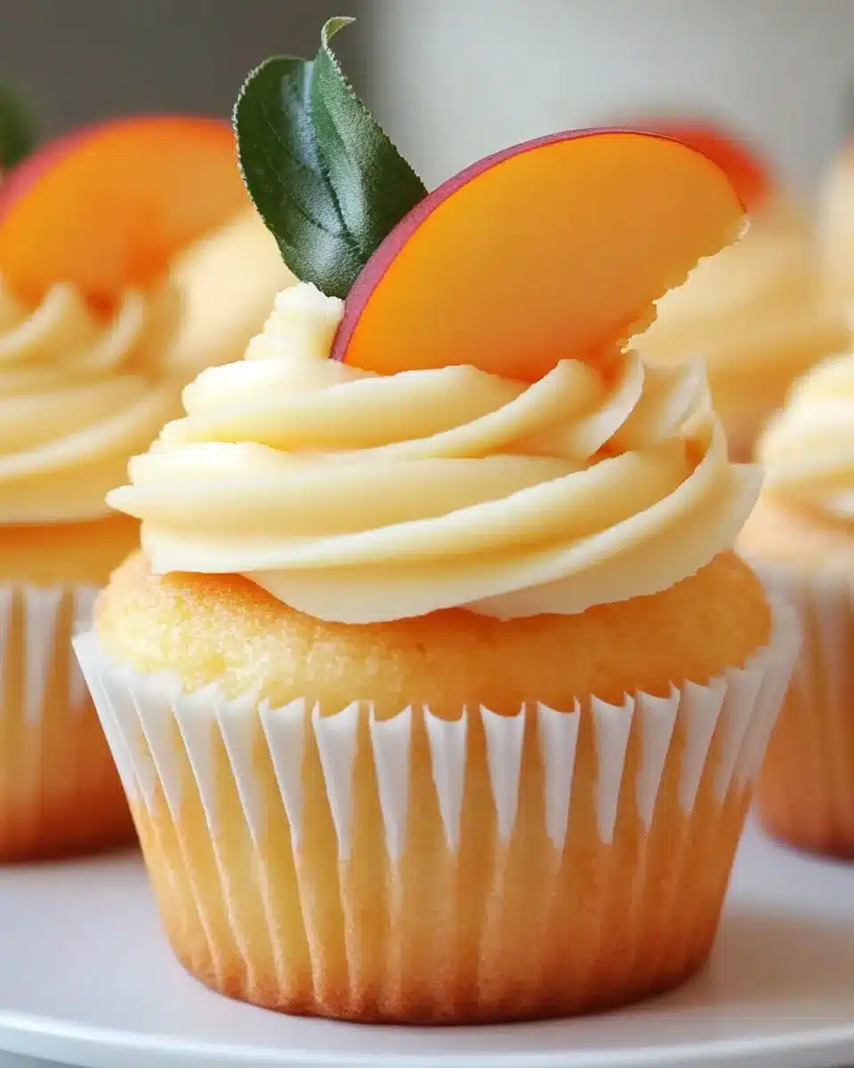 Honey Peach Cream Cheese Cupcakes: A Sweet Delight!