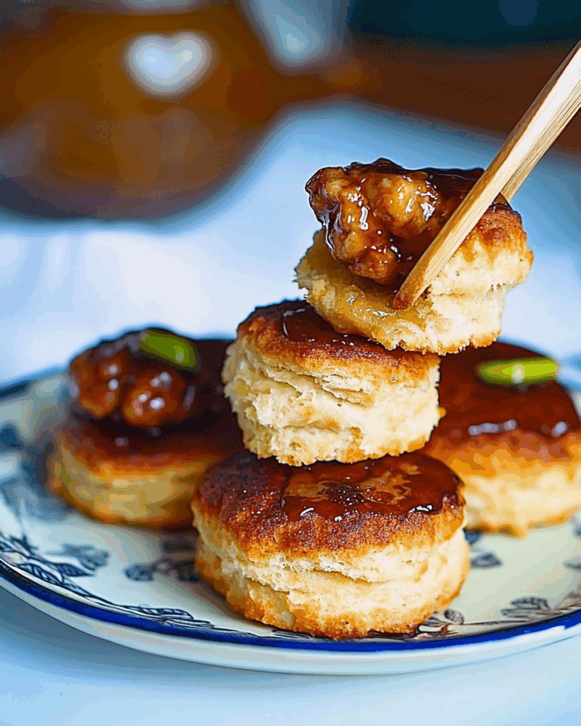 Hot Honey Chicken Biscuits taken 2