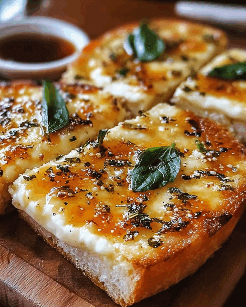 Hot Honey Garlic Bread Pizza 3