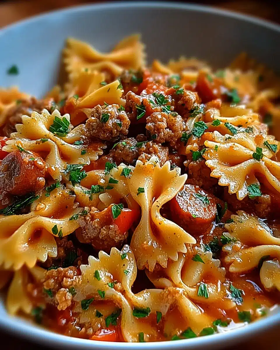 Italian Sausage Bow Tie Pasta: A Must-Try Recipe Today!