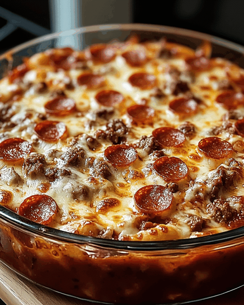 Meat Lovers Pizza Casserole 2