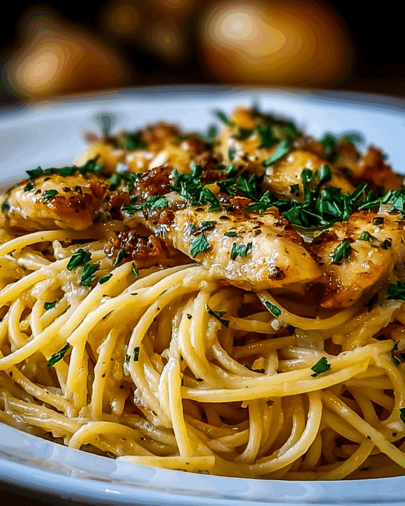 Monterey Chicken Spaghetti